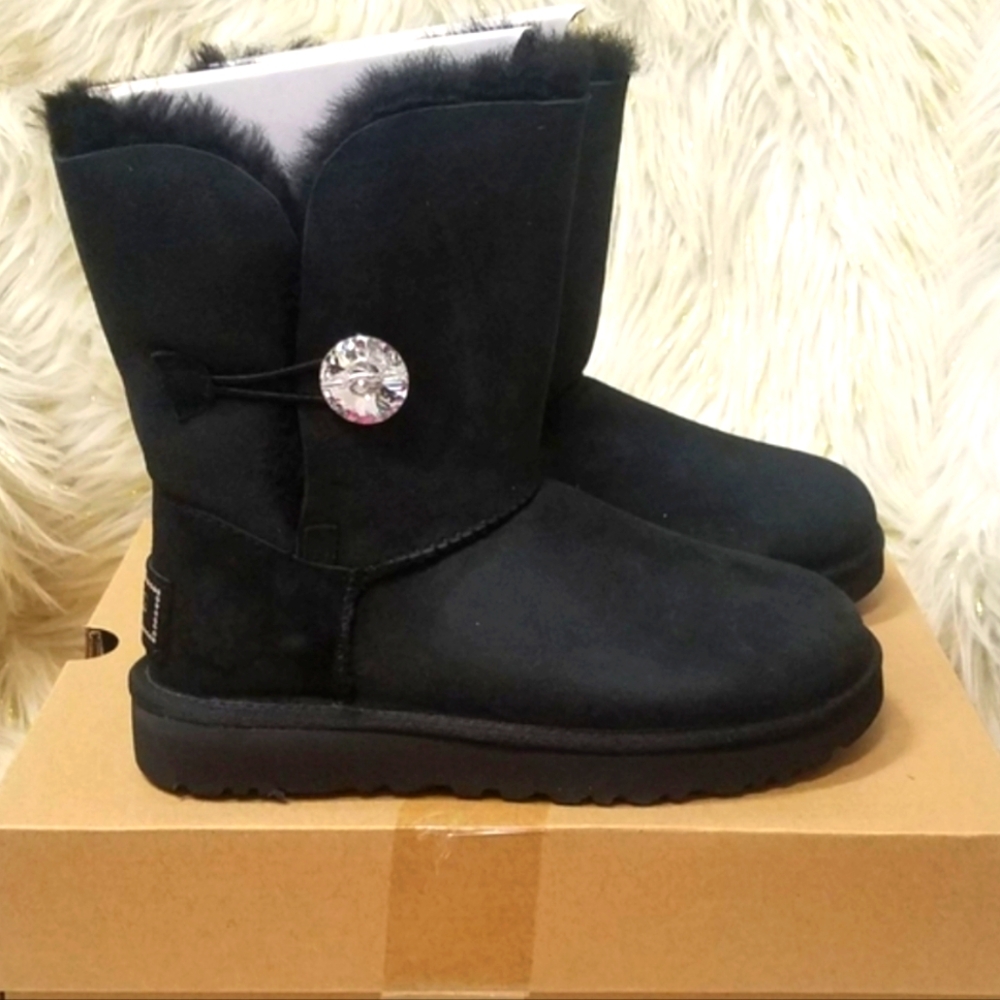 UGG Black Suede Boots